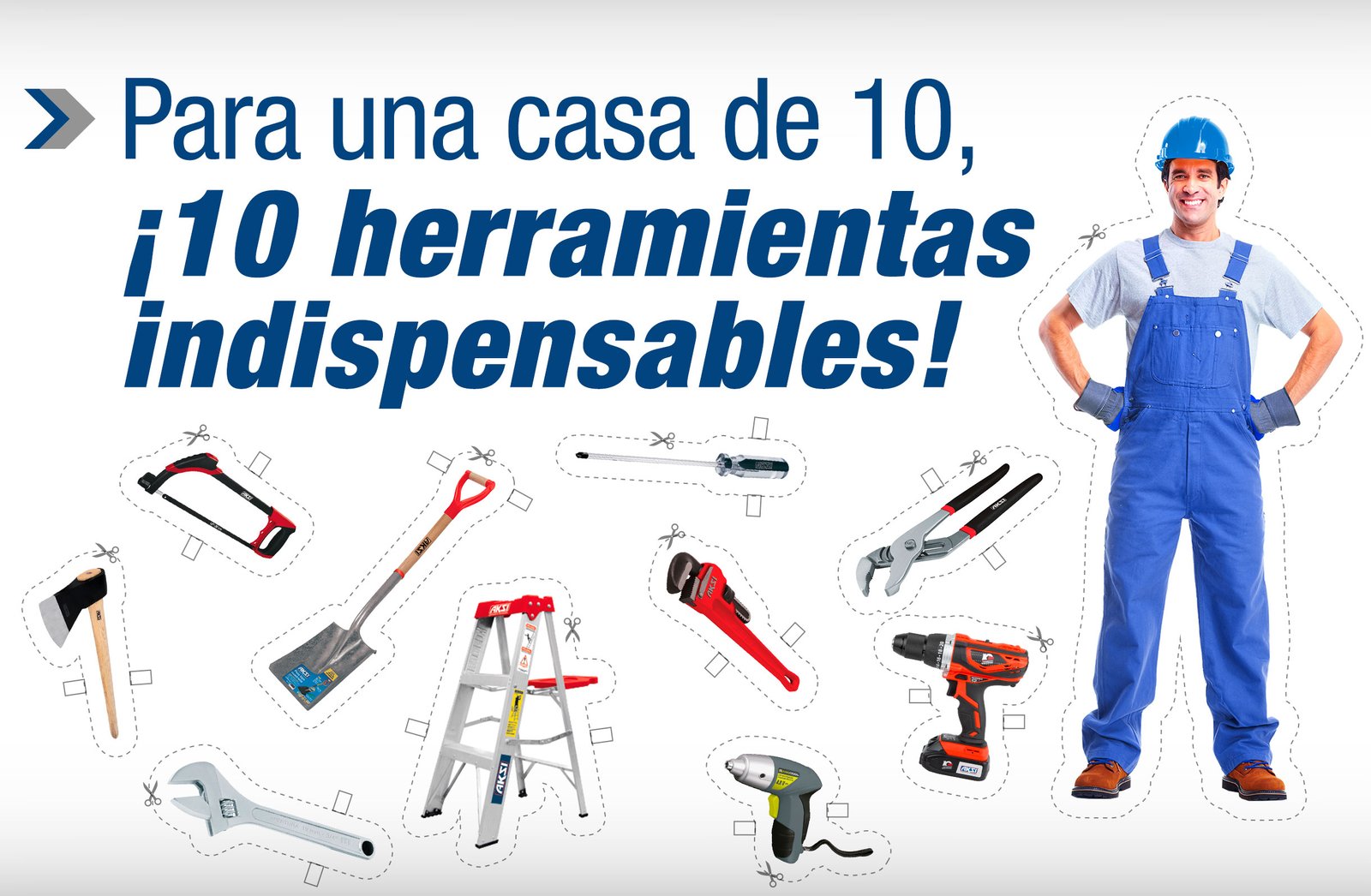 Para una casa de 10 ¡10 herramientas indispensables!  <