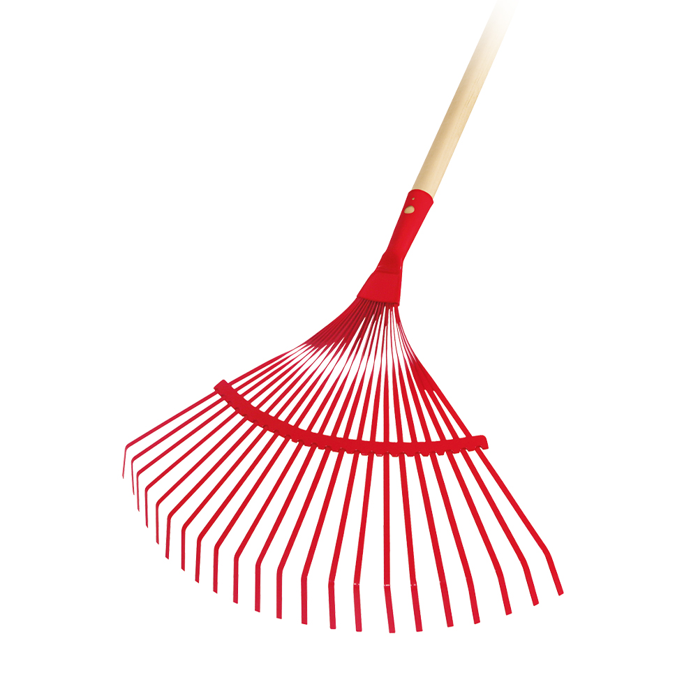 Escoba metalica de 22 dientes con mango - AK