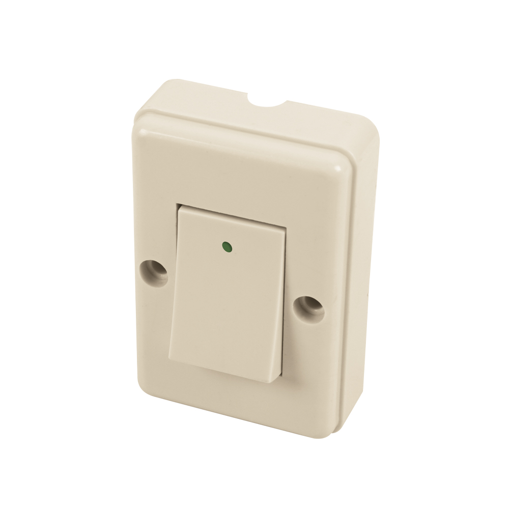 Interruptor sencillo visible plano