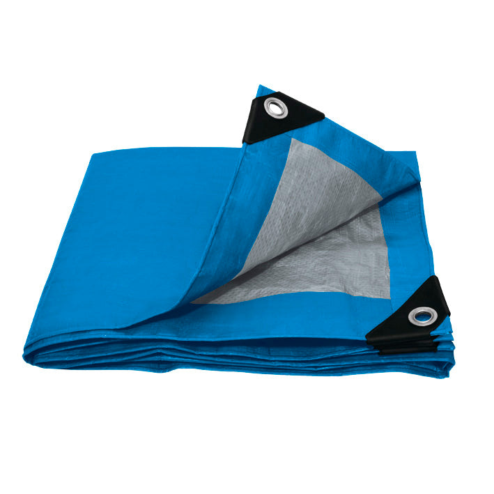 Lona de polietileno color azul 3m x 4m (90 g/m2)