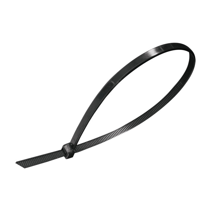 Cincho de plastico de 200 x 3.6 mm- color negro (50 pzs bolsa)