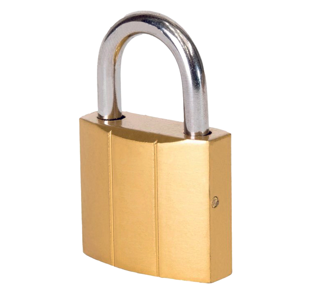 Candado hierro 32 mm, Llave de puntos, caja color