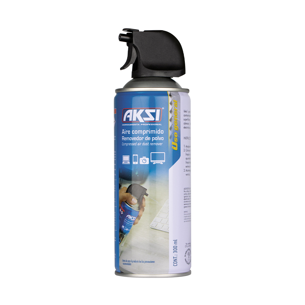 Bote con aire comprimido, Removedor de polvo 300 ml